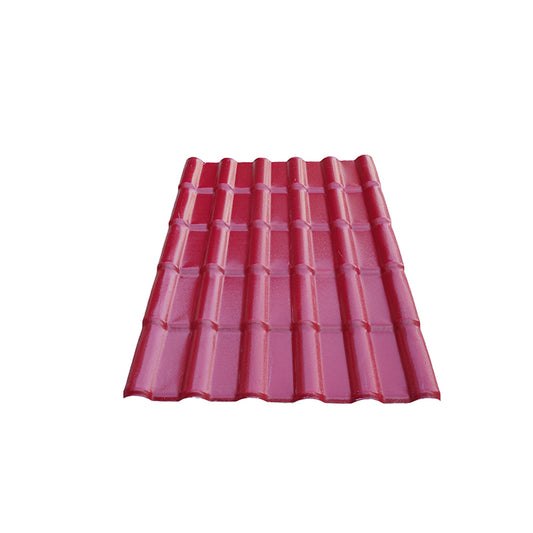ASA synthetic resin traditional type roof 880-Maroon CMR96207