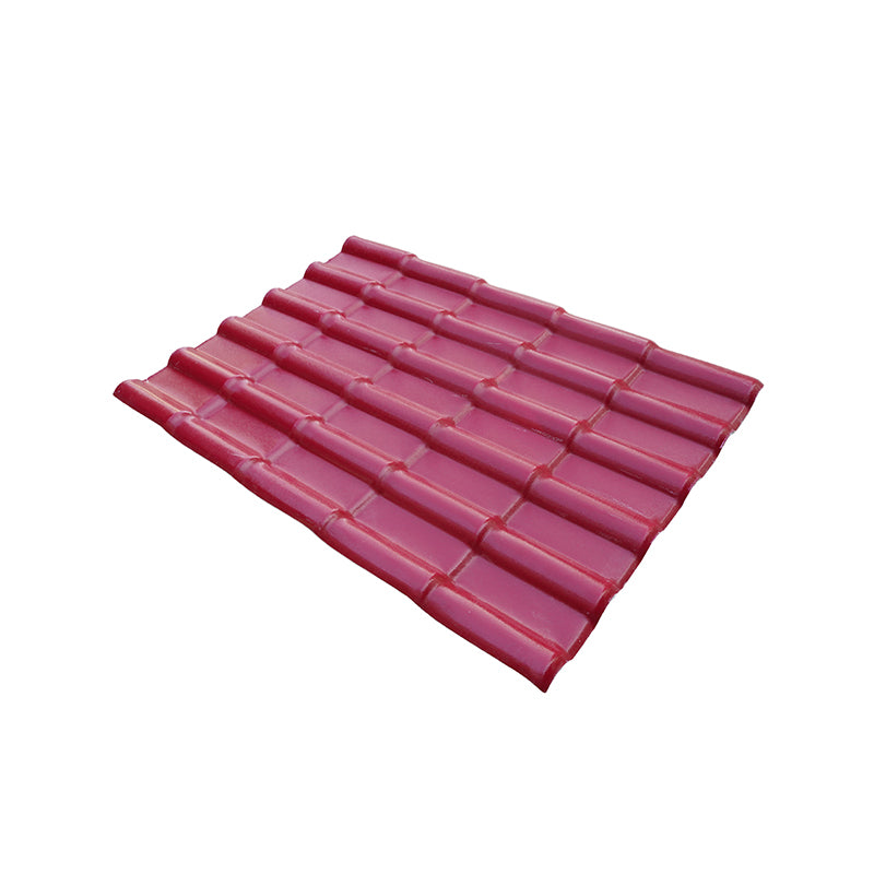 ASA synthetic resin traditional type roof 880-Maroon CMR96207